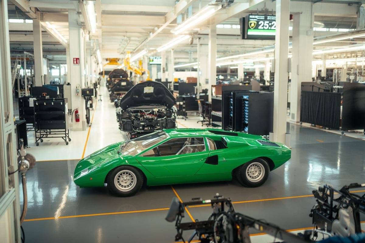 Lamborghini Countach Production Line